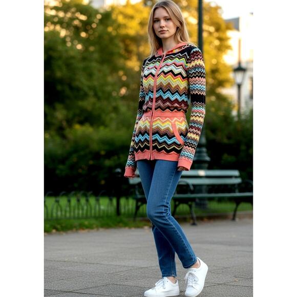 Missoni X Target Jacket 20Th Anniversary Collection Zipper Front Closure Size L - Picture 1 of 9